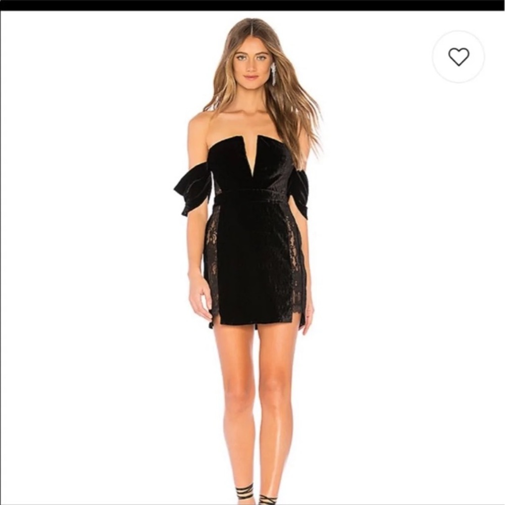 Black mini dress